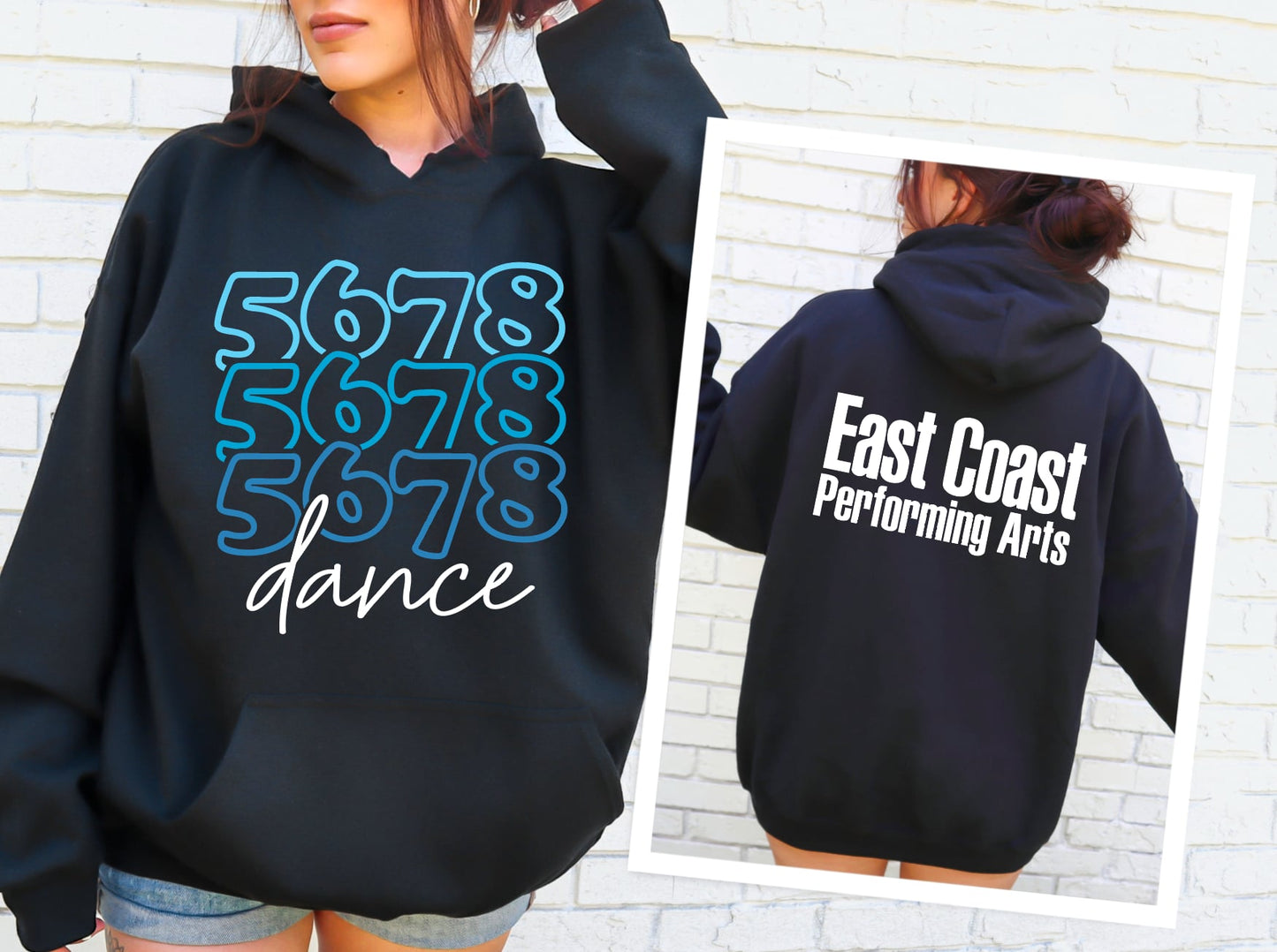 5876 DANCE BLACK HOODIE